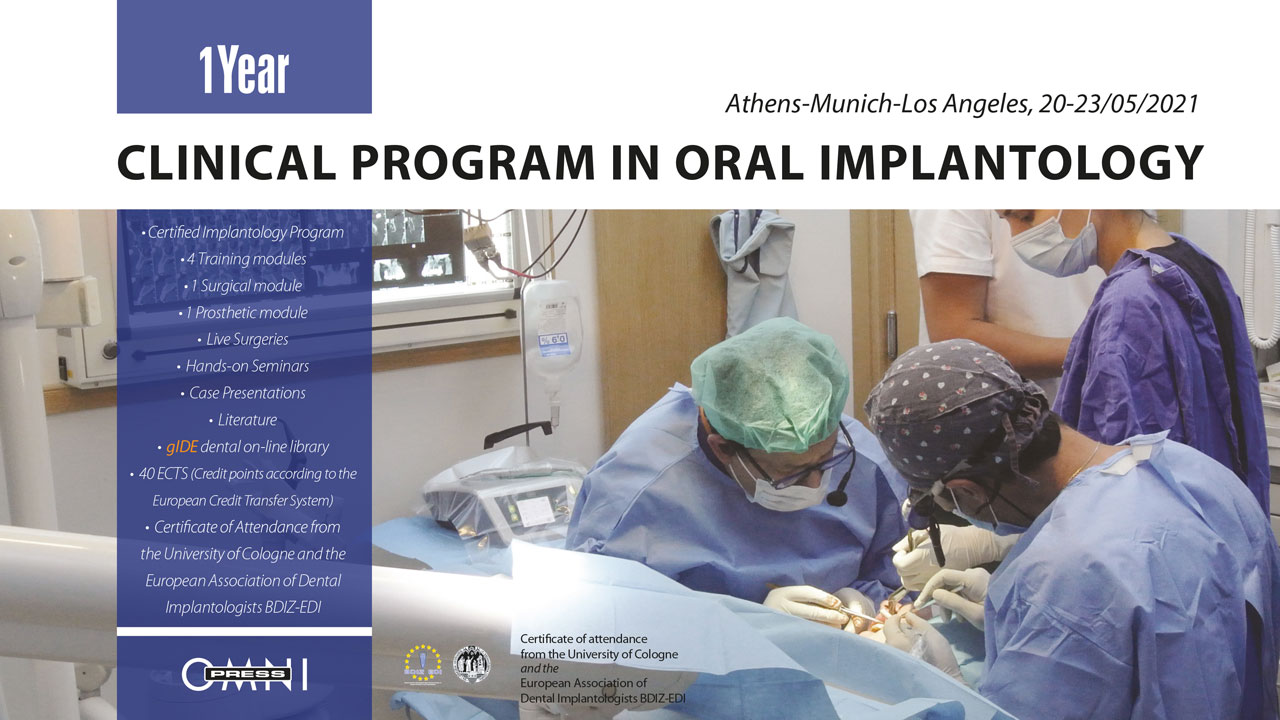 1 Year Clinical Program in Oral Implantology