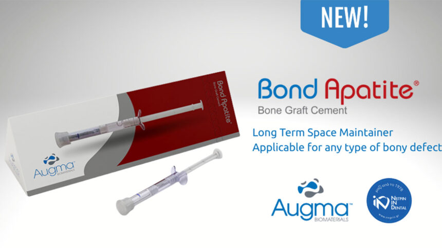 Νέα συνεργασία της ΝΕΓΡΙΝ ΙΝ Dental με την AUGMA Biomaterials: Καινοτόμα μοσχεύματα Bond Apatite™ για προβλέψιμη οστική ανάπλαση