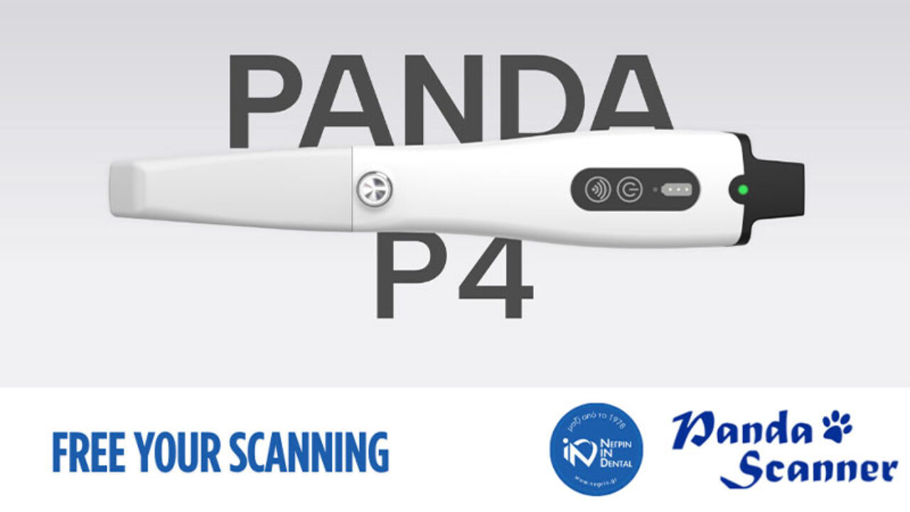 Panda P4 – Ασύρματο Intraoral Scanner για σάρωση χωρίς περιορισμούς.