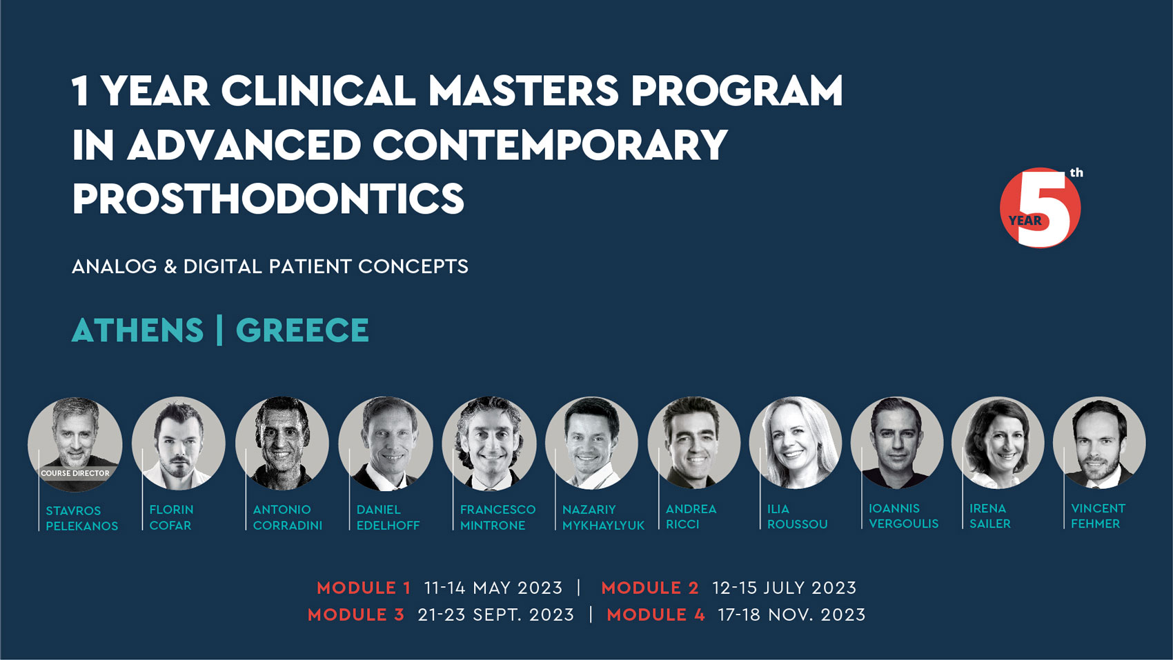 1 Year Clinical Masters Program in Advanced Contemporary Prosthodontics