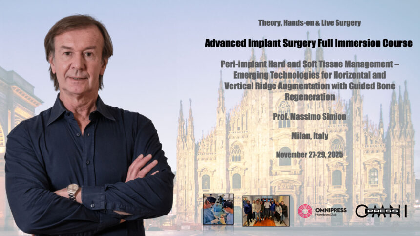 Advanced Implant Surgery - 3 Days Full Immersion Course